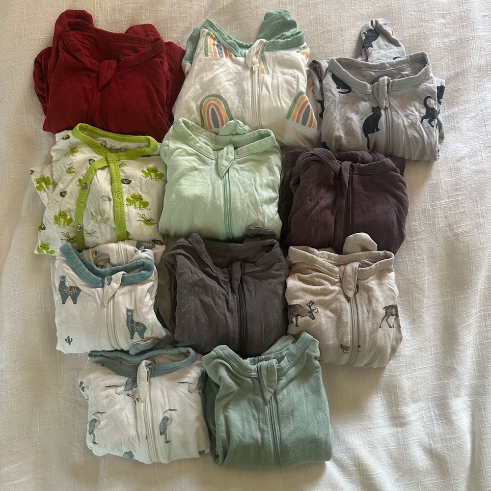 3-6m Kyte Baby Footie bundle